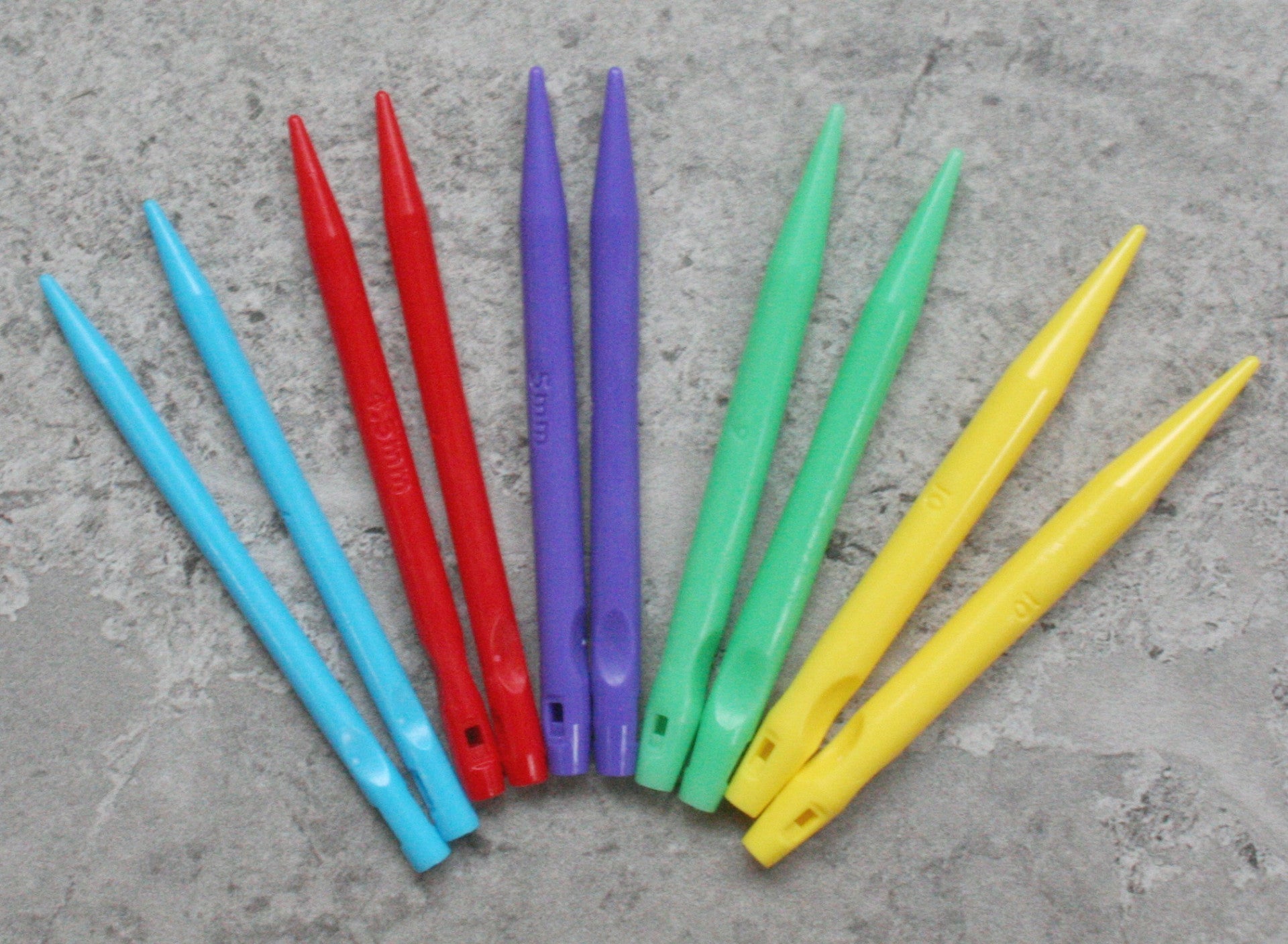 Sharp Short Tips, Needle Pairs - Denise Interchangeables