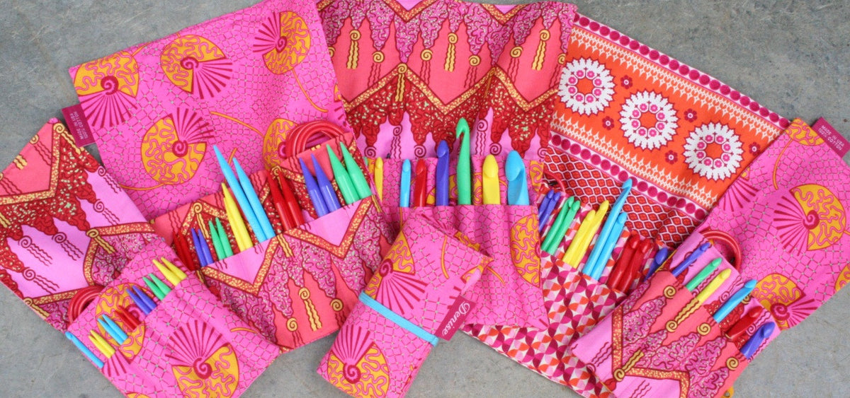 Denise Interchangeable Crochet Hook Set, Organic Canvas - Denise